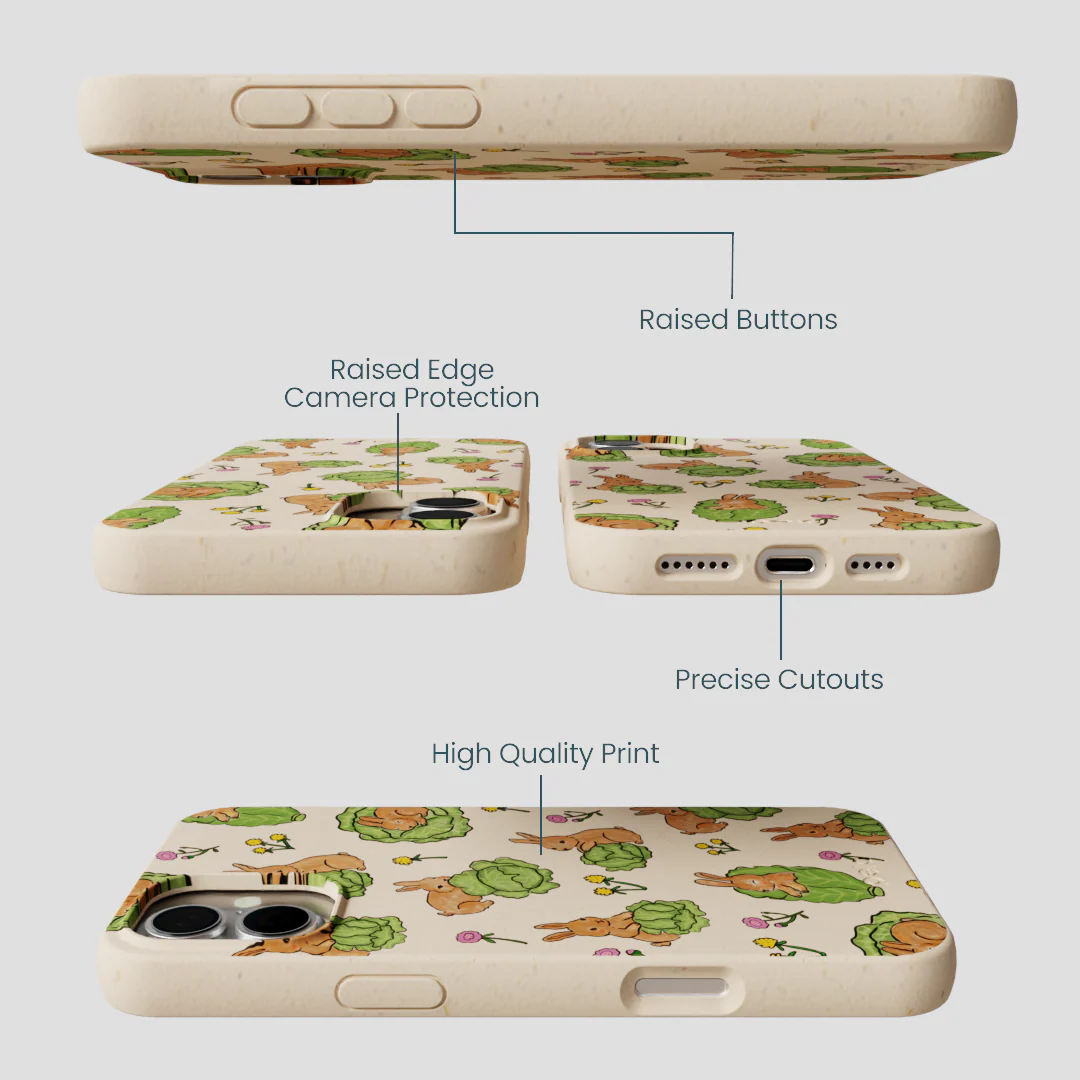 Seashell Garden Snack iPhone 16 Plus Case - Image 3