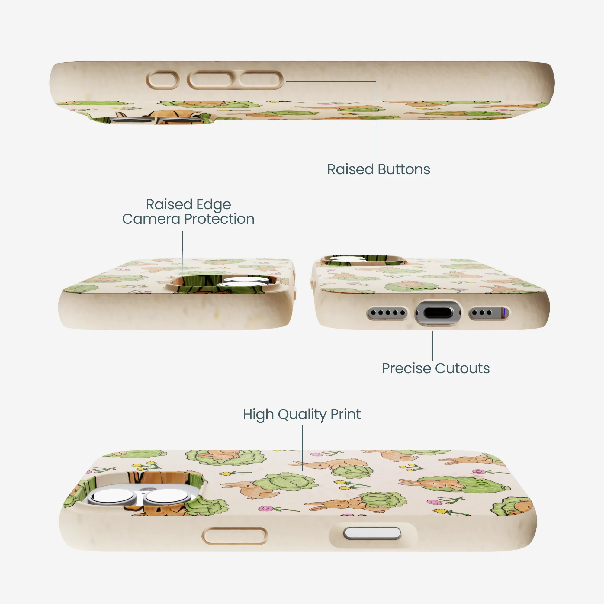 Seashell Garden Snack iPhone 17 Case - Image 3