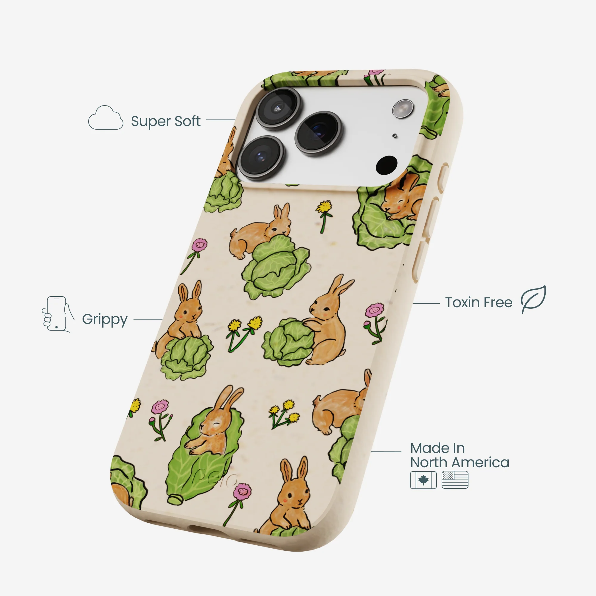 Seashell Garden Snack iPhone 17 Pro Case - Image 4