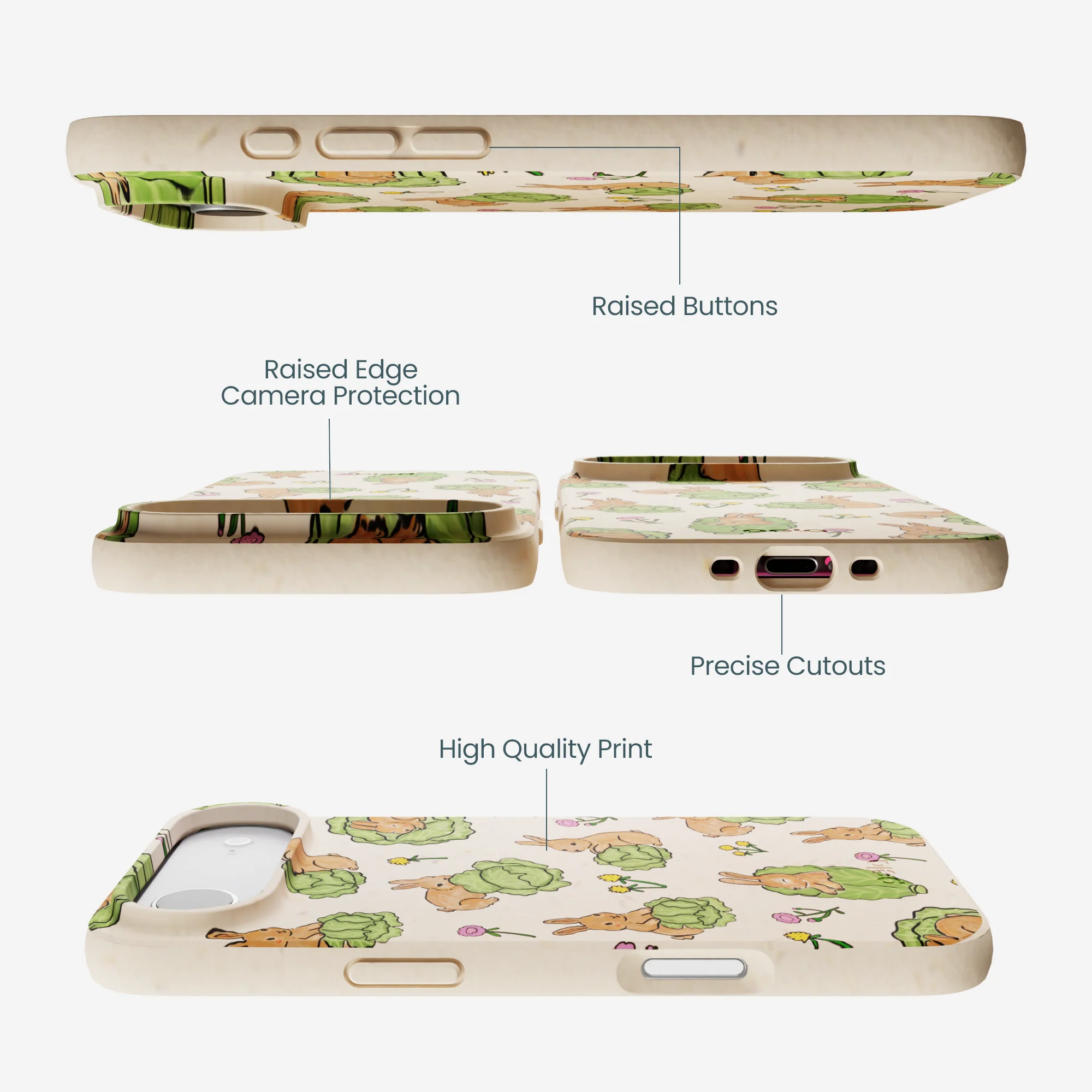 Seashell Garden Snack iPhone Air Case - Image 3