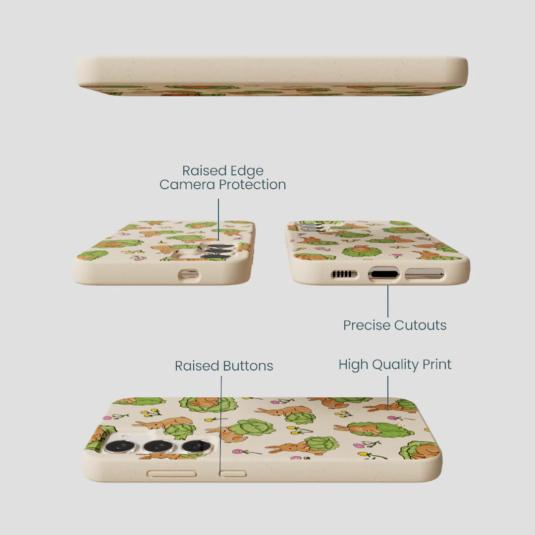 Seashell Garden Snack Samsung Galaxy S24 Case - Image 3