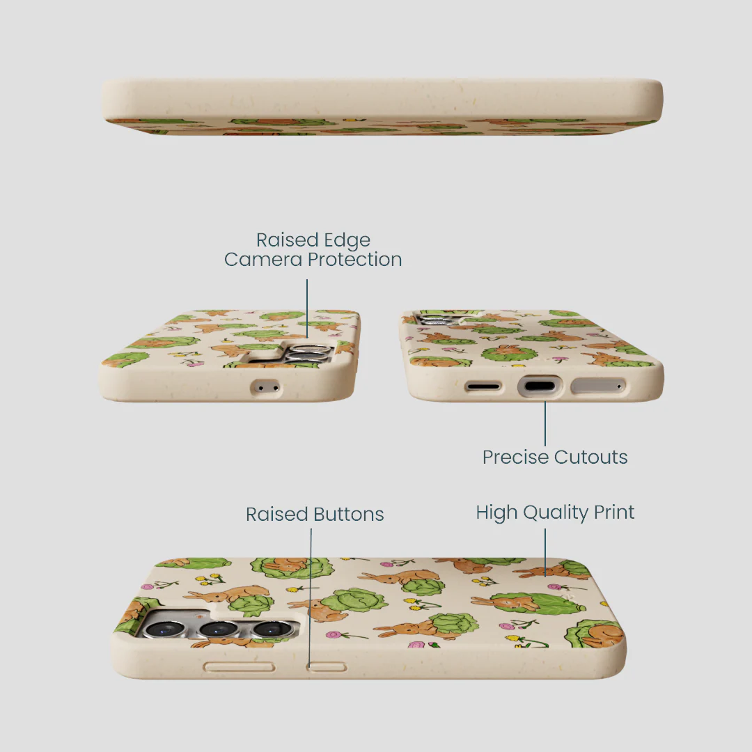 Seashell Garden Snack Samsung Galaxy S25 Case - Image 3