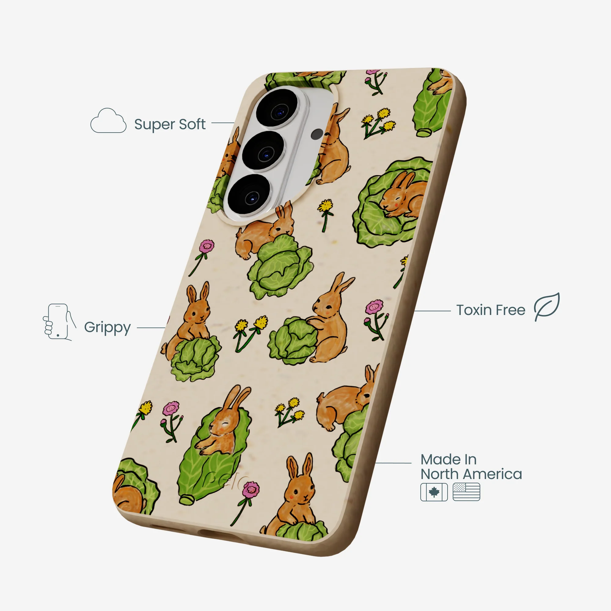 Seashell Garden Snack Samsung Galaxy S26 Case - Image 3