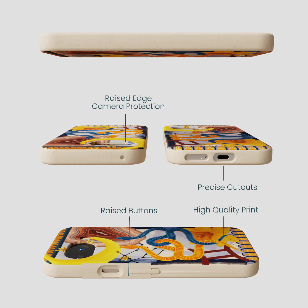 Seashell Gemini Twin Google Pixel 9a Case - Image 2