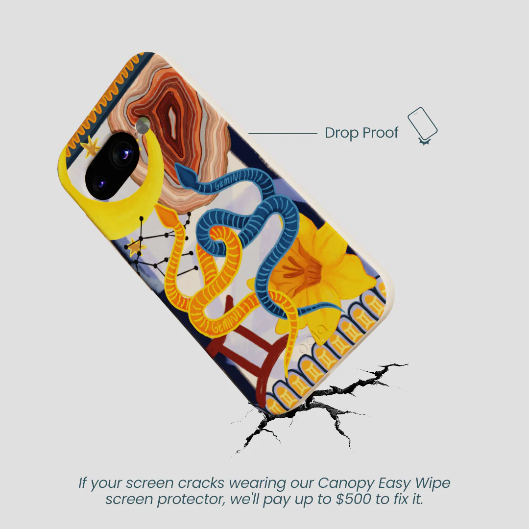 Seashell Gemini Twin Google Pixel 9a Case - Image 4
