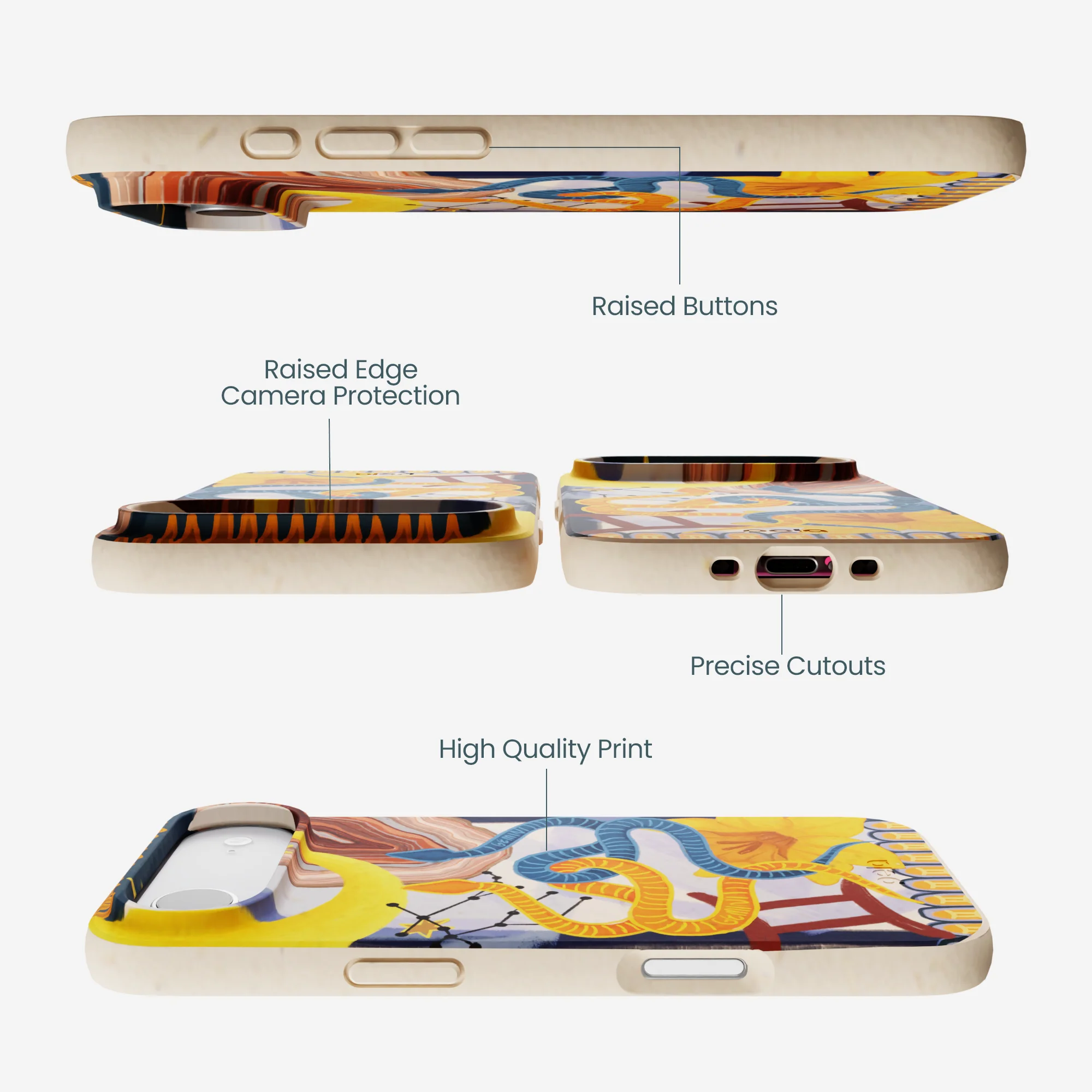 Seashell Gemini Twin iPhone Air Case - Image 2
