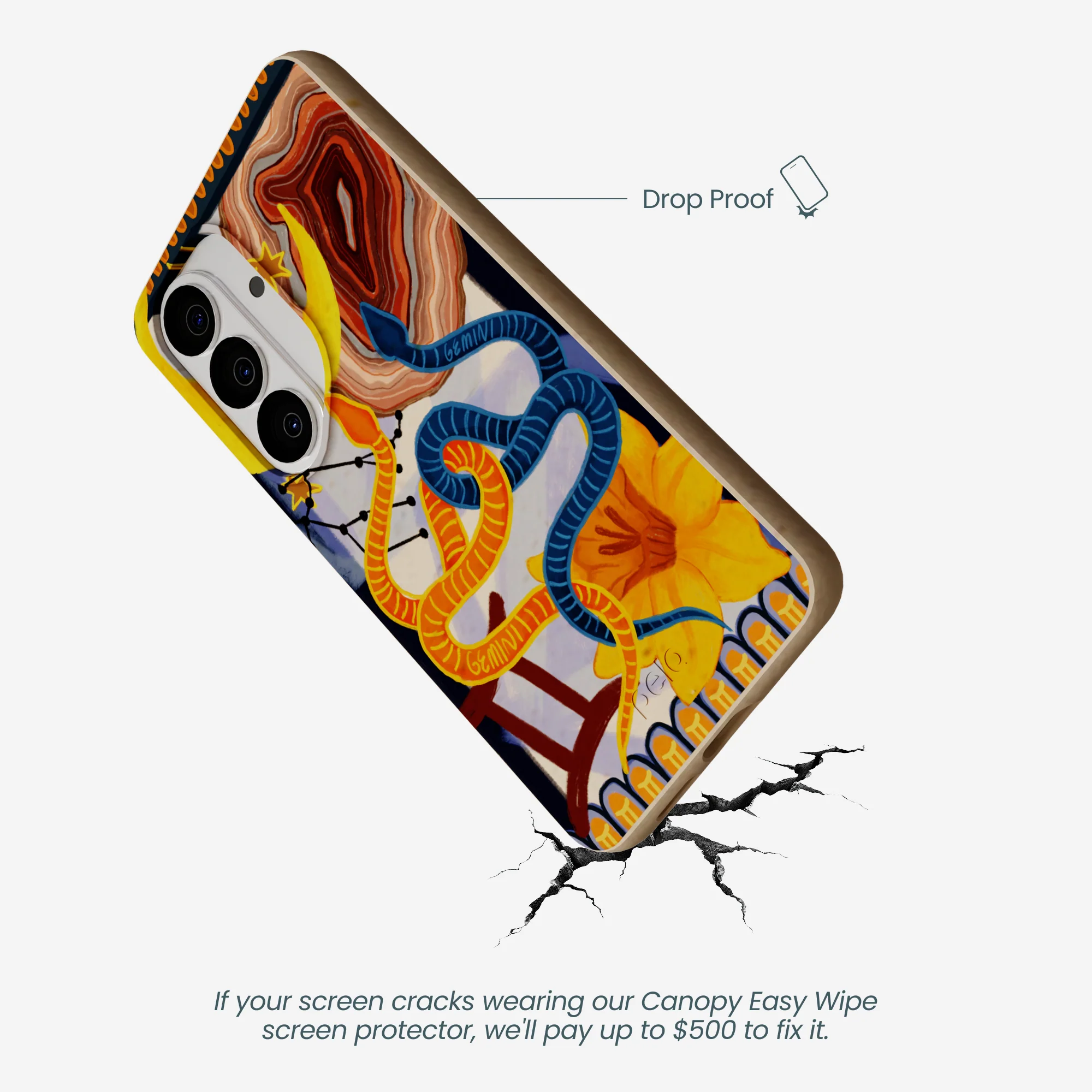 Seashell Gemini Twin Samsung Galaxy S26 Case - Image 4
