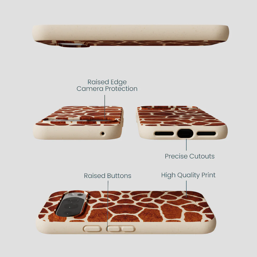 Seashell Giraffe Google Pixel 10/10 Pro Case - Image 3