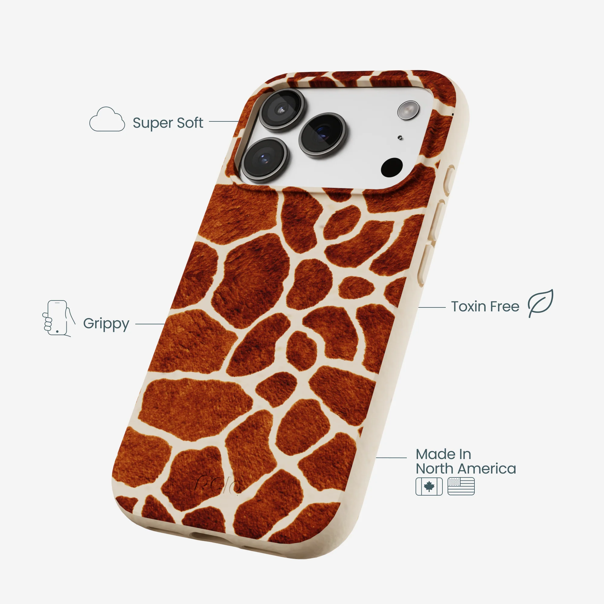 Seashell Giraffe iPhone 17 Pro Case - Image 4