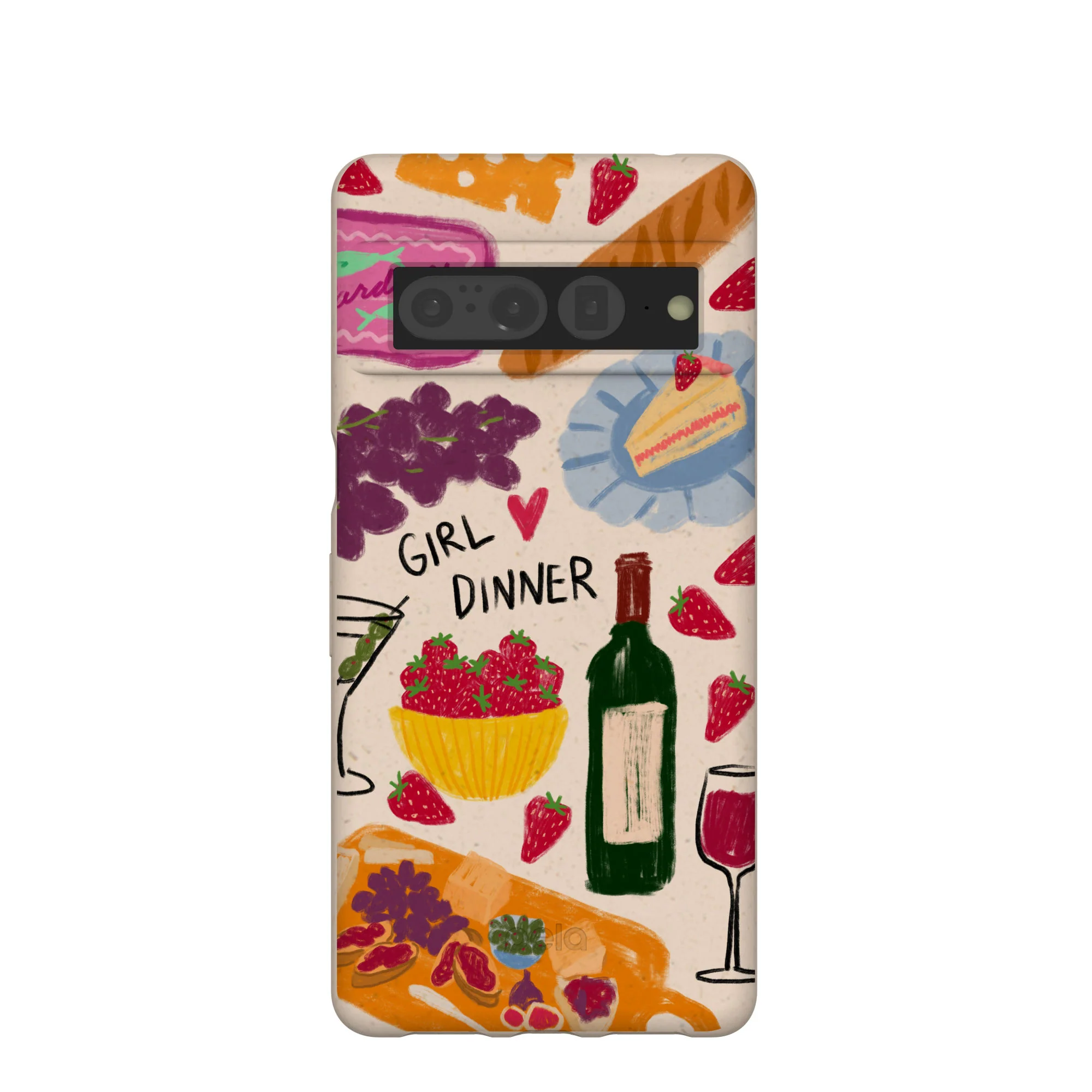 Seashell Girl Dinner Google Pixel 7 Pro Case