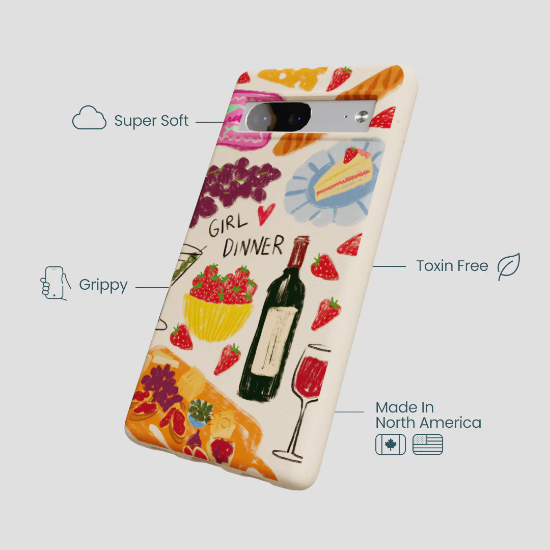 Seashell Girl Dinner Google Pixel 7a Case - Image 4