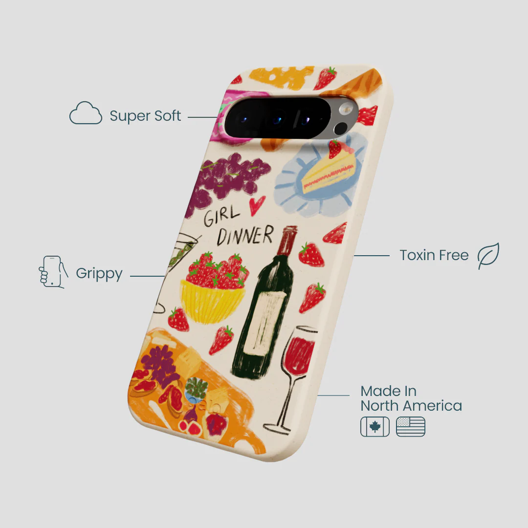 Seashell Girl Dinner Google Pixel 9/9 Pro Case - Image 4