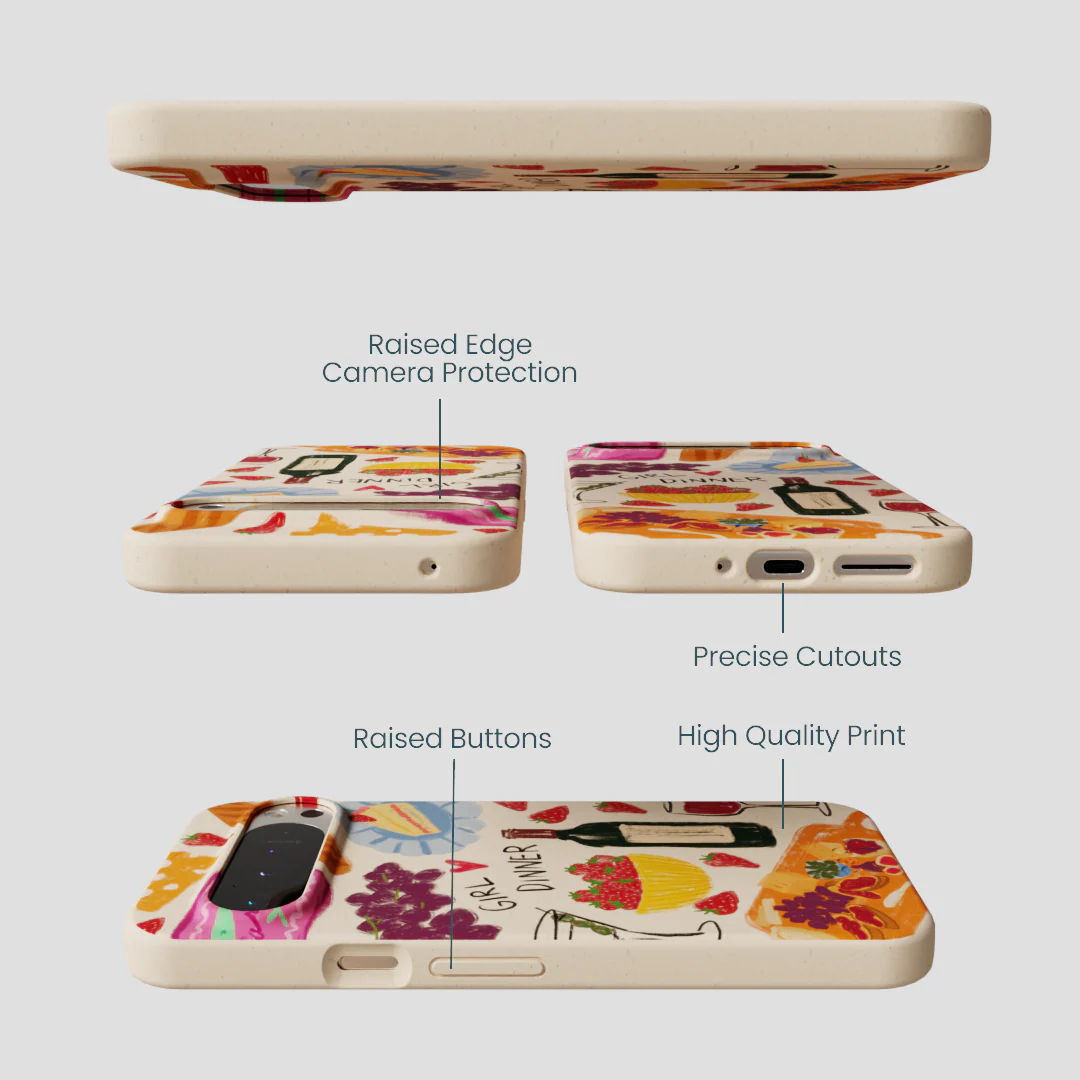 Seashell Girl Dinner Google Pixel 9 Pro XL Case - Image 3