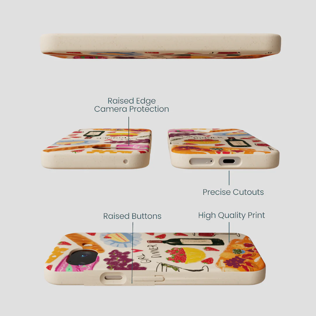 Seashell Girl Dinner Google Pixel 9a Case - Image 3