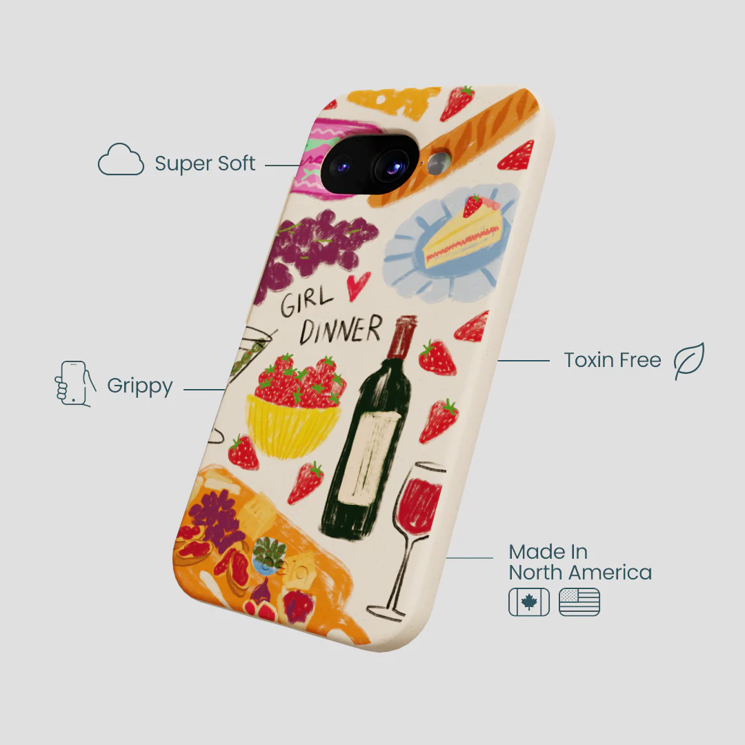 Seashell Girl Dinner Google Pixel 9a Case - Image 4