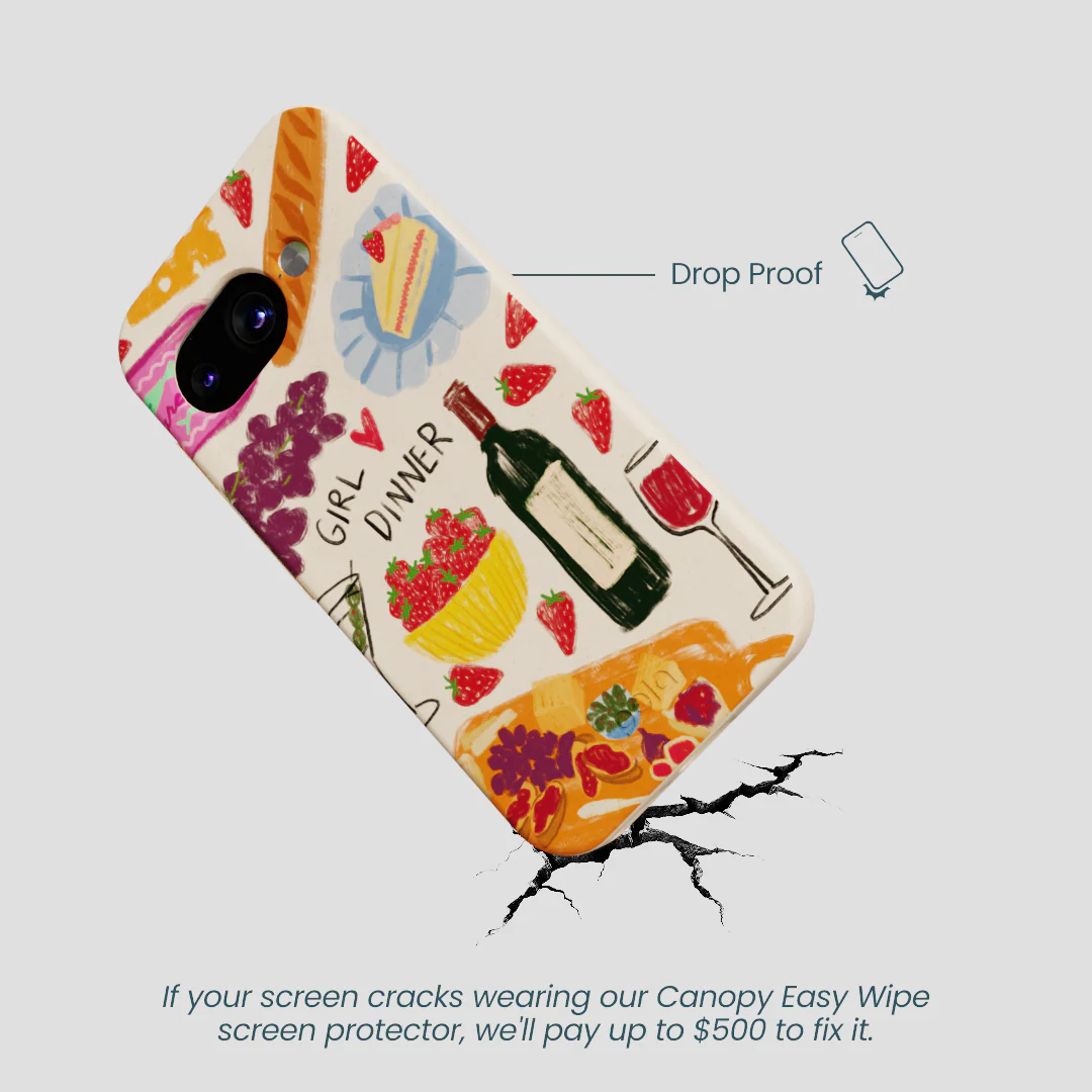 Seashell Girl Dinner Google Pixel 9a Case - Image 5