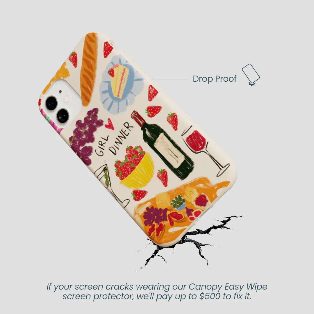 Seashell Girl Dinner iPhone 11 Case - Image 5