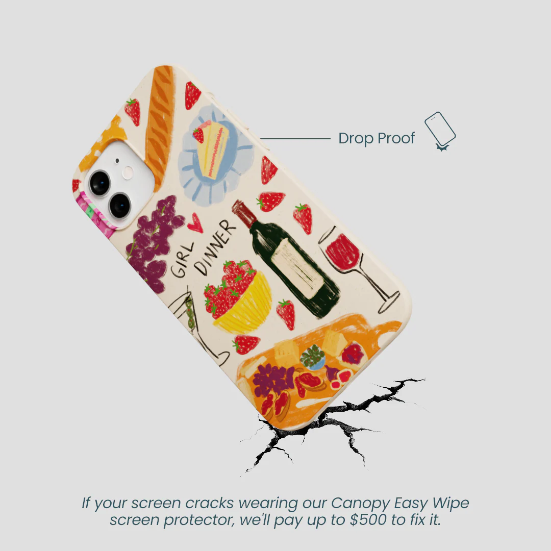 Seashell Girl Dinner iPhone 12/ iPhone 12 Pro Case - Image 5