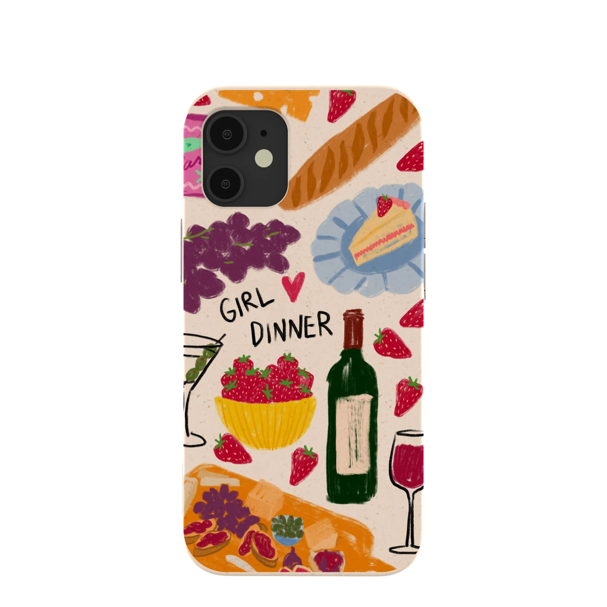 Seashell Girl Dinner iPhone 12 Mini Case