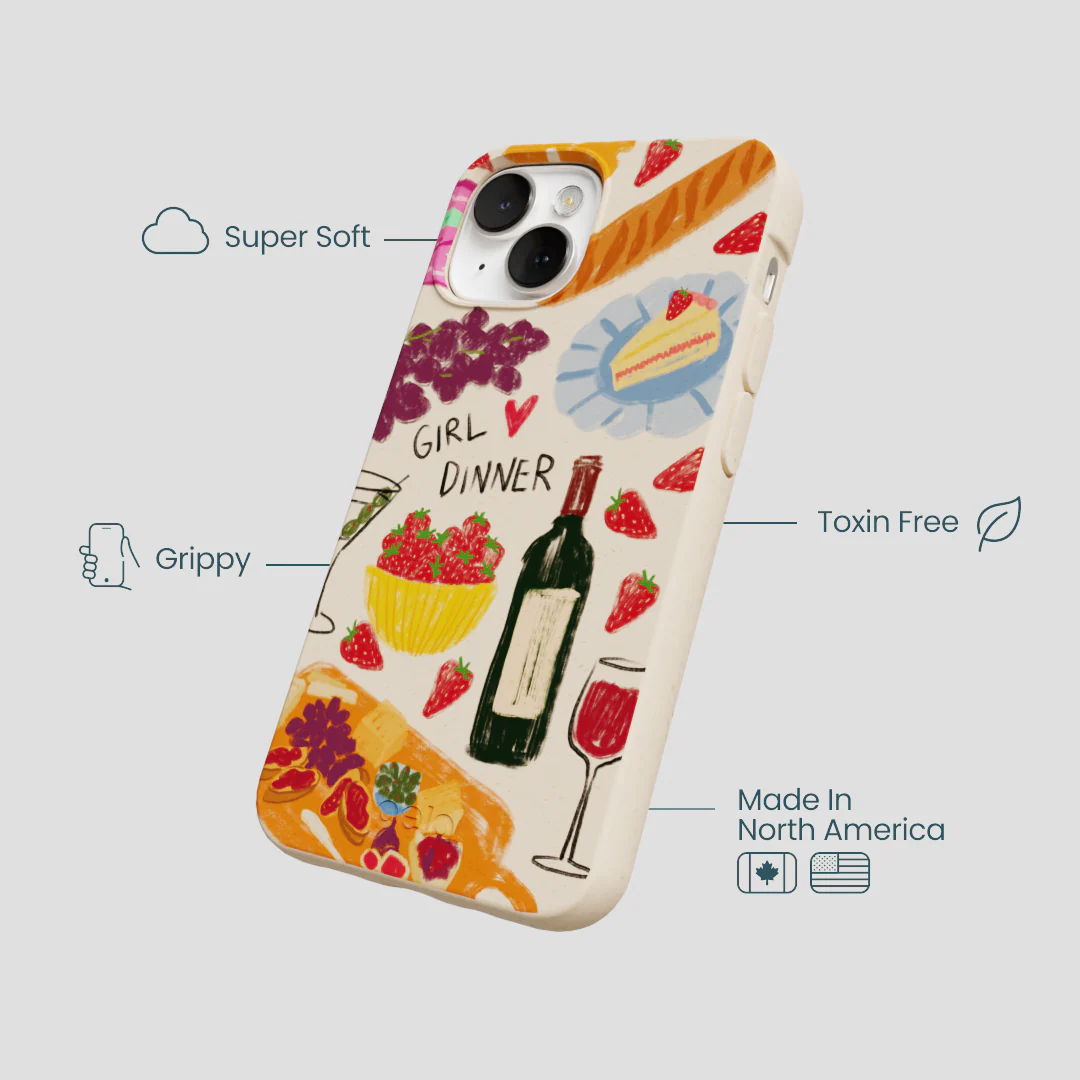 Seashell Girl Dinner iPhone 13 Case - Image 4