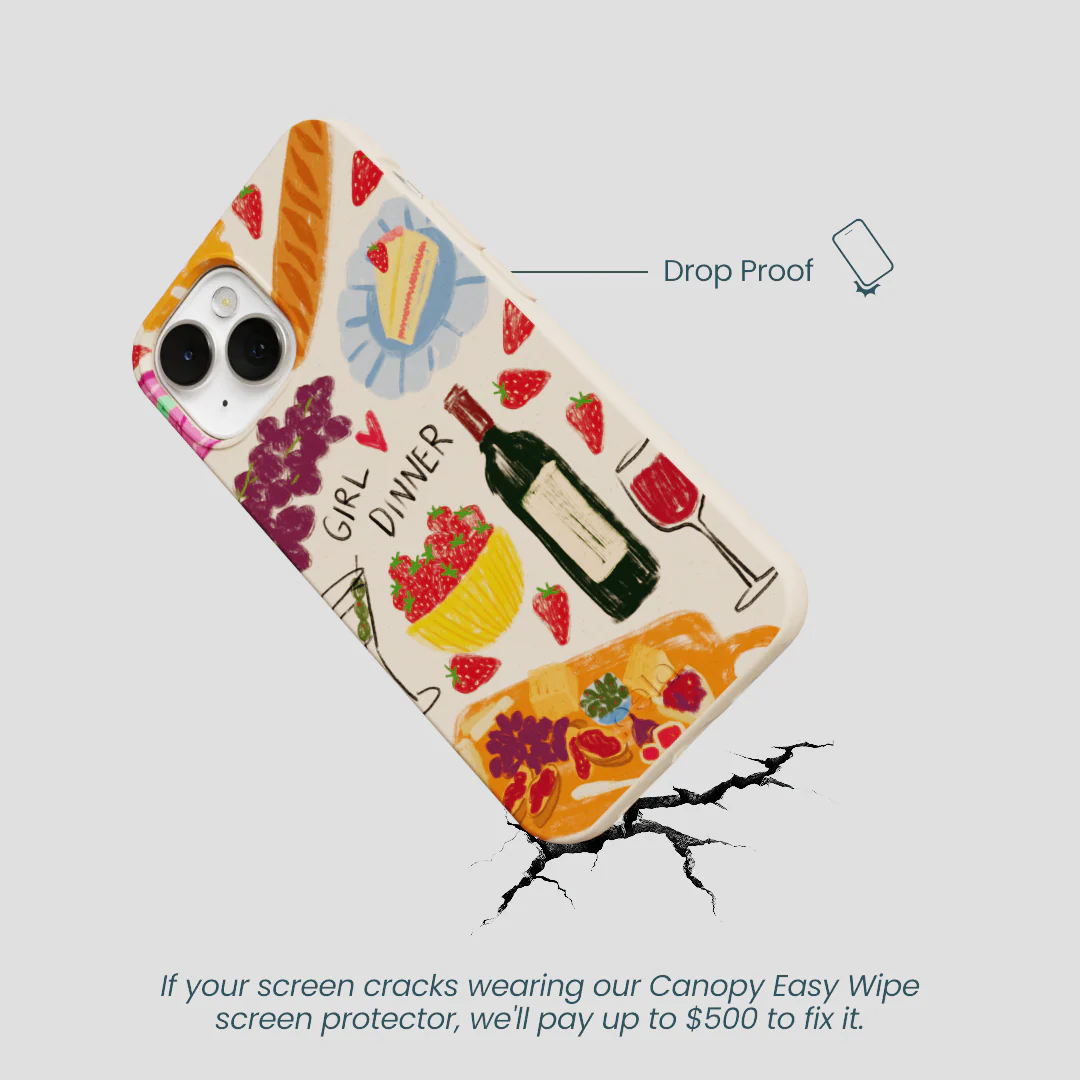Seashell Girl Dinner iPhone 13 Case - Image 5