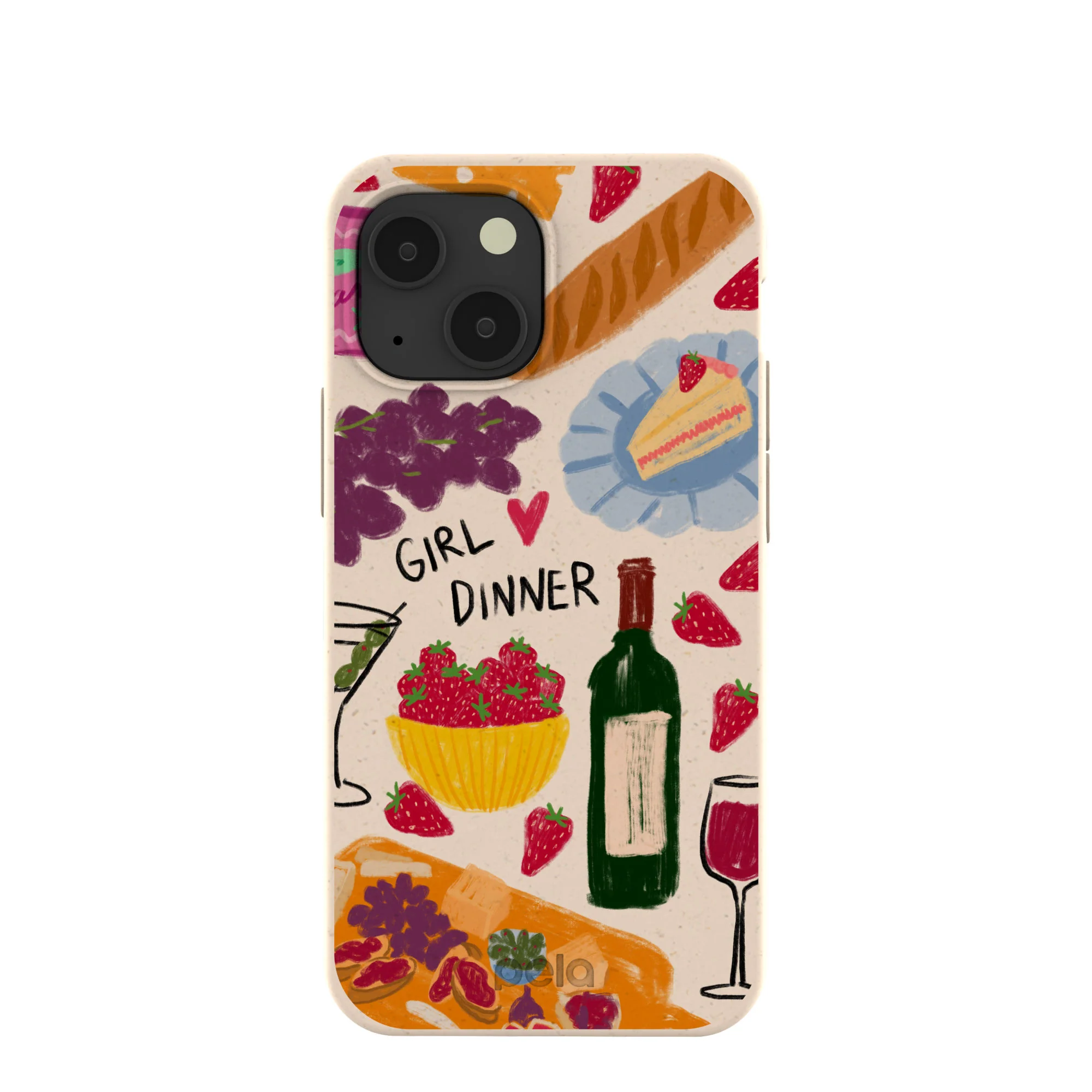 Seashell Girl Dinner iPhone 13 Mini Case