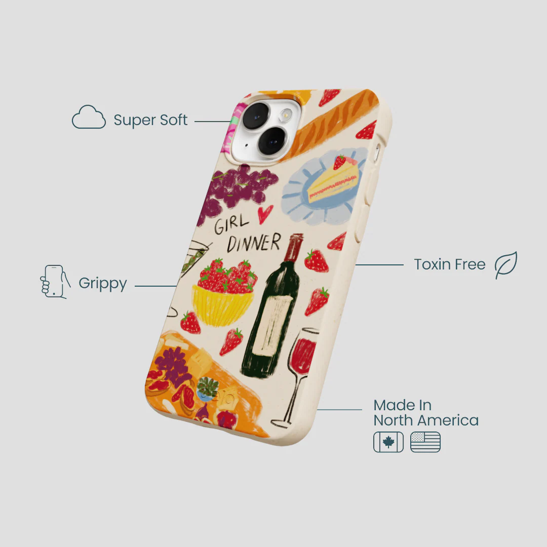 Seashell Girl Dinner iPhone 13 Mini Case - Image 4
