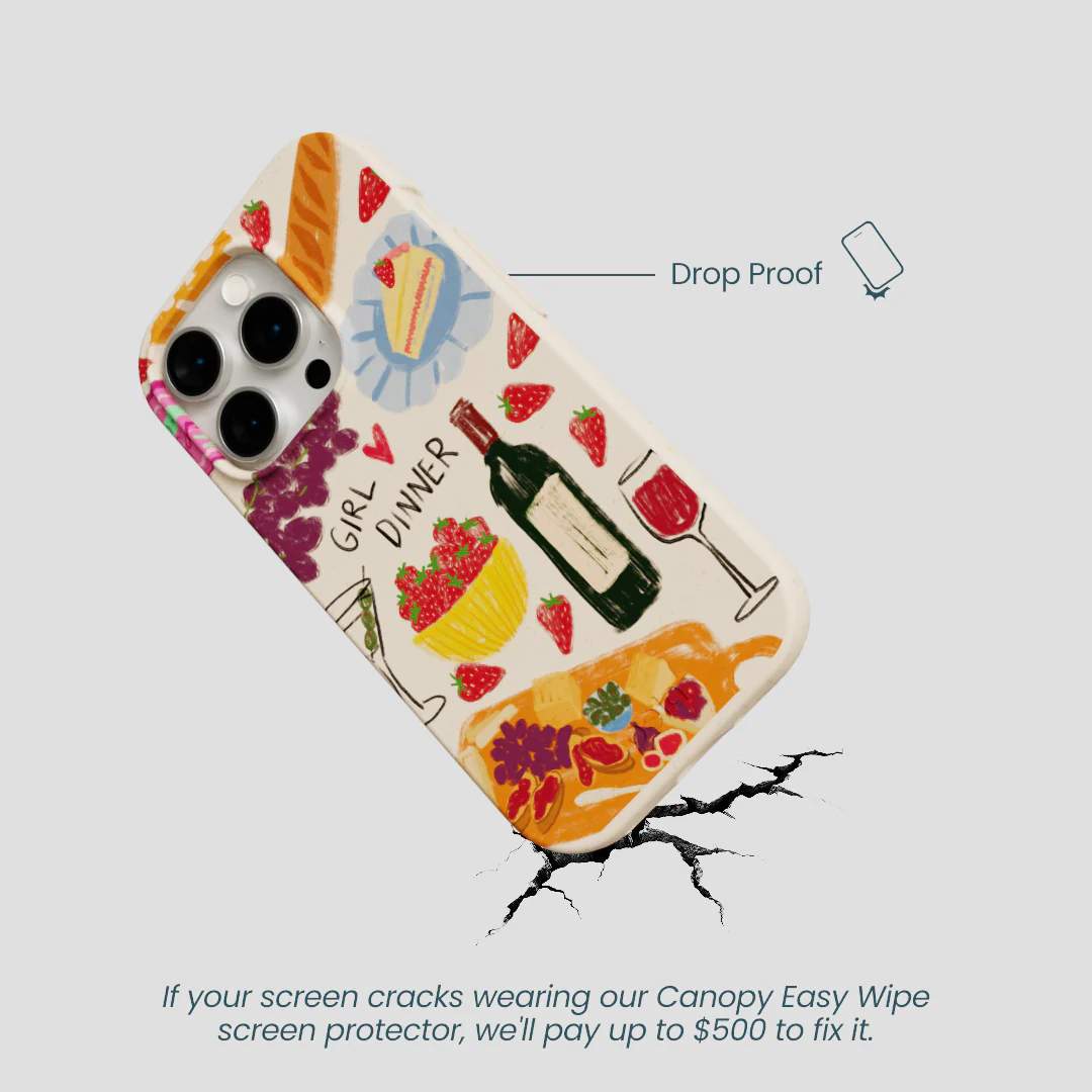 Seashell Girl Dinner iPhone 14 Pro Case - Image 5
