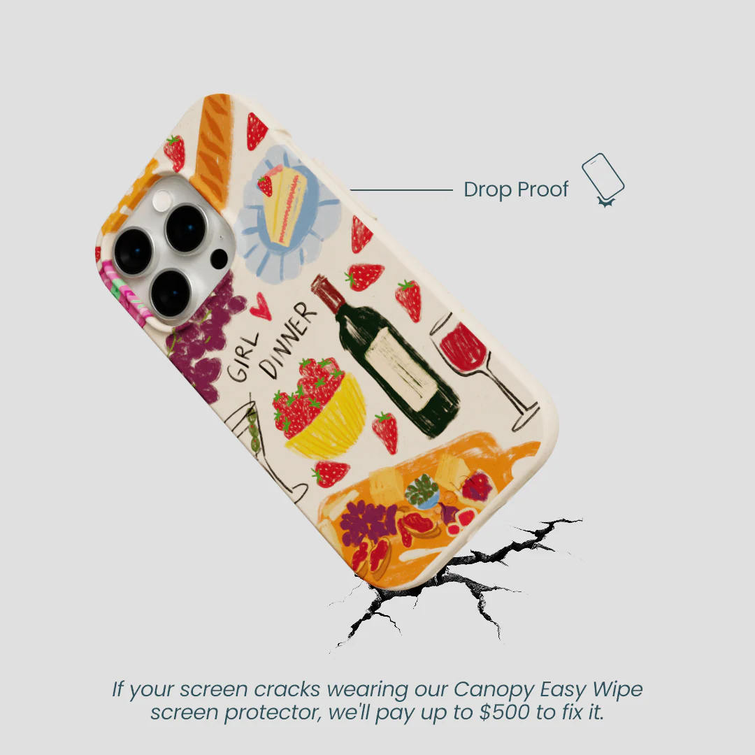 Seashell Girl Dinner iPhone 15 Pro Case - Image 5