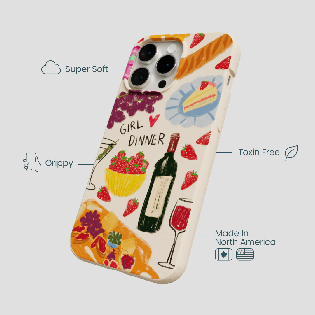 Seashell Girl Dinner iPhone 15 Pro Max Case - Image 4