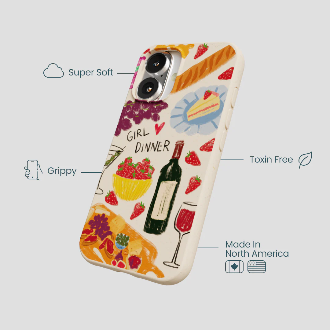 Seashell Girl Dinner iPhone 16 Case - Image 4