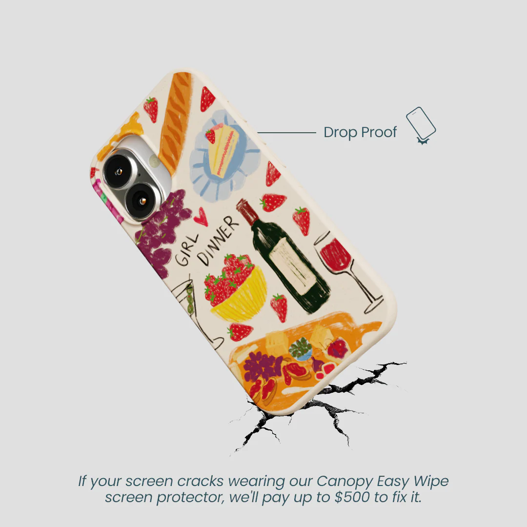 Seashell Girl Dinner iPhone 16 Case - Image 5