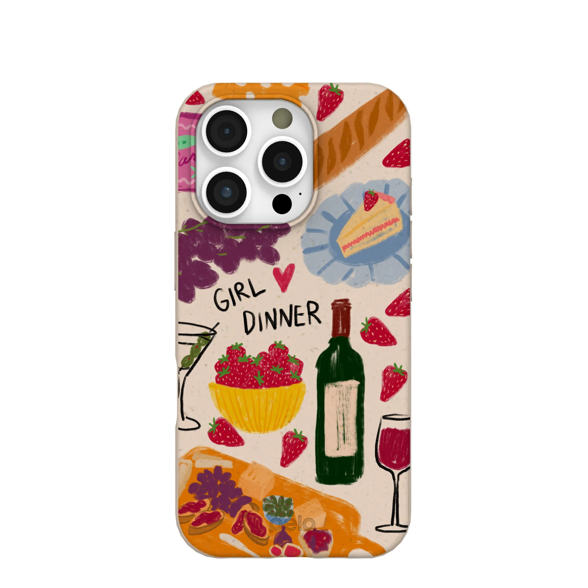 Seashell Girl Dinner iPhone 16 Pro Case