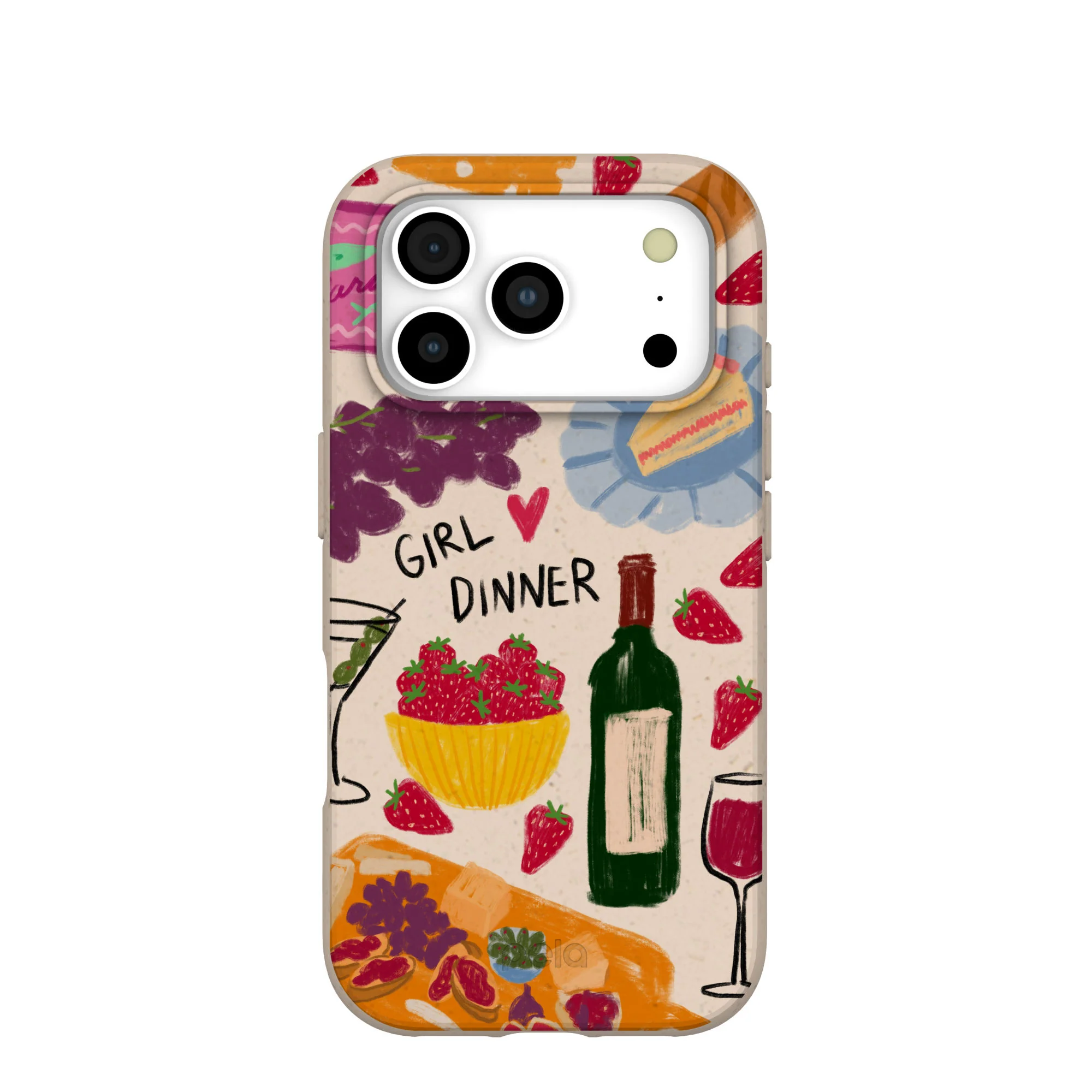 Seashell Girl Dinner iPhone 17 Pro Case