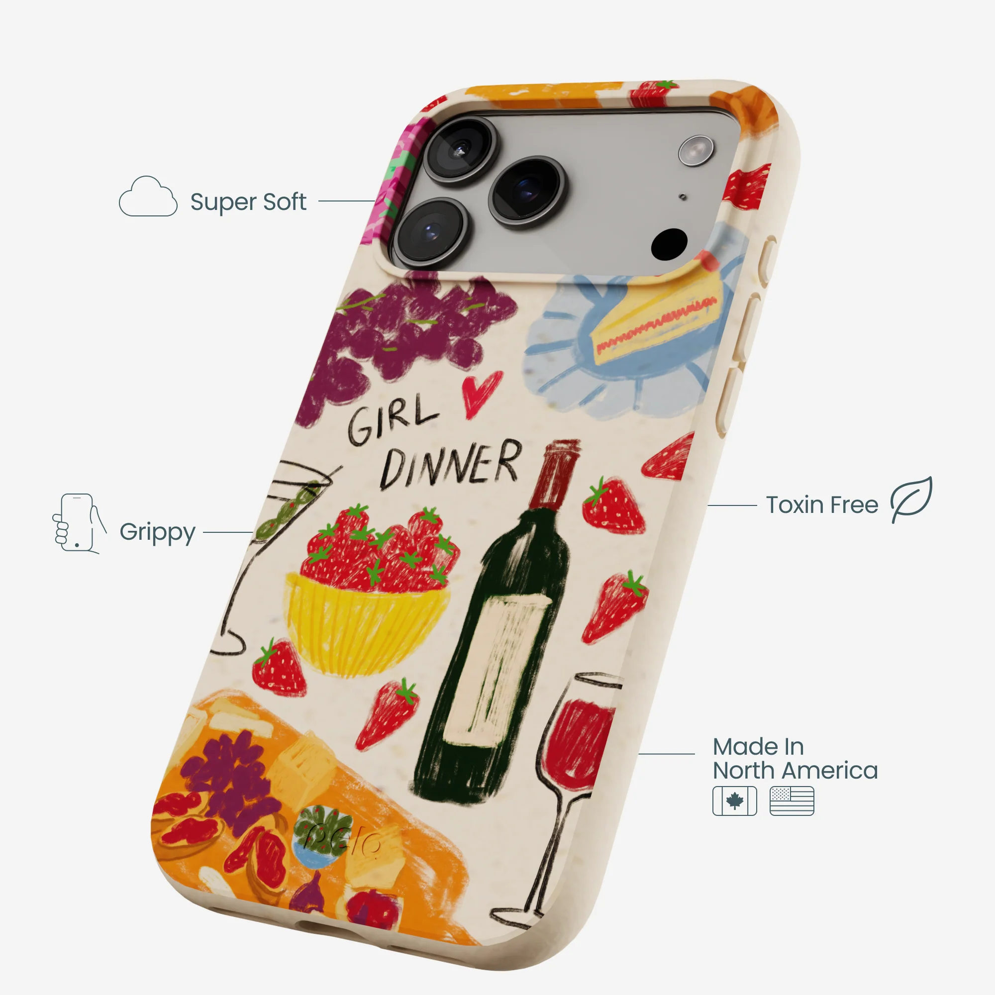 Seashell Girl Dinner iPhone 17 Pro Max Case - Image 4