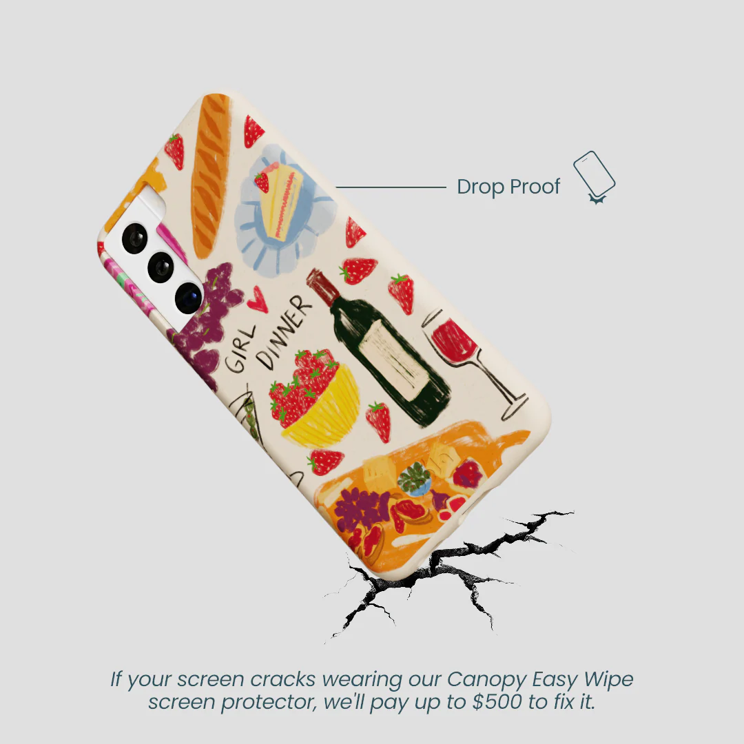 Seashell Girl Dinner Samsung Galaxy S21 Case - Image 5
