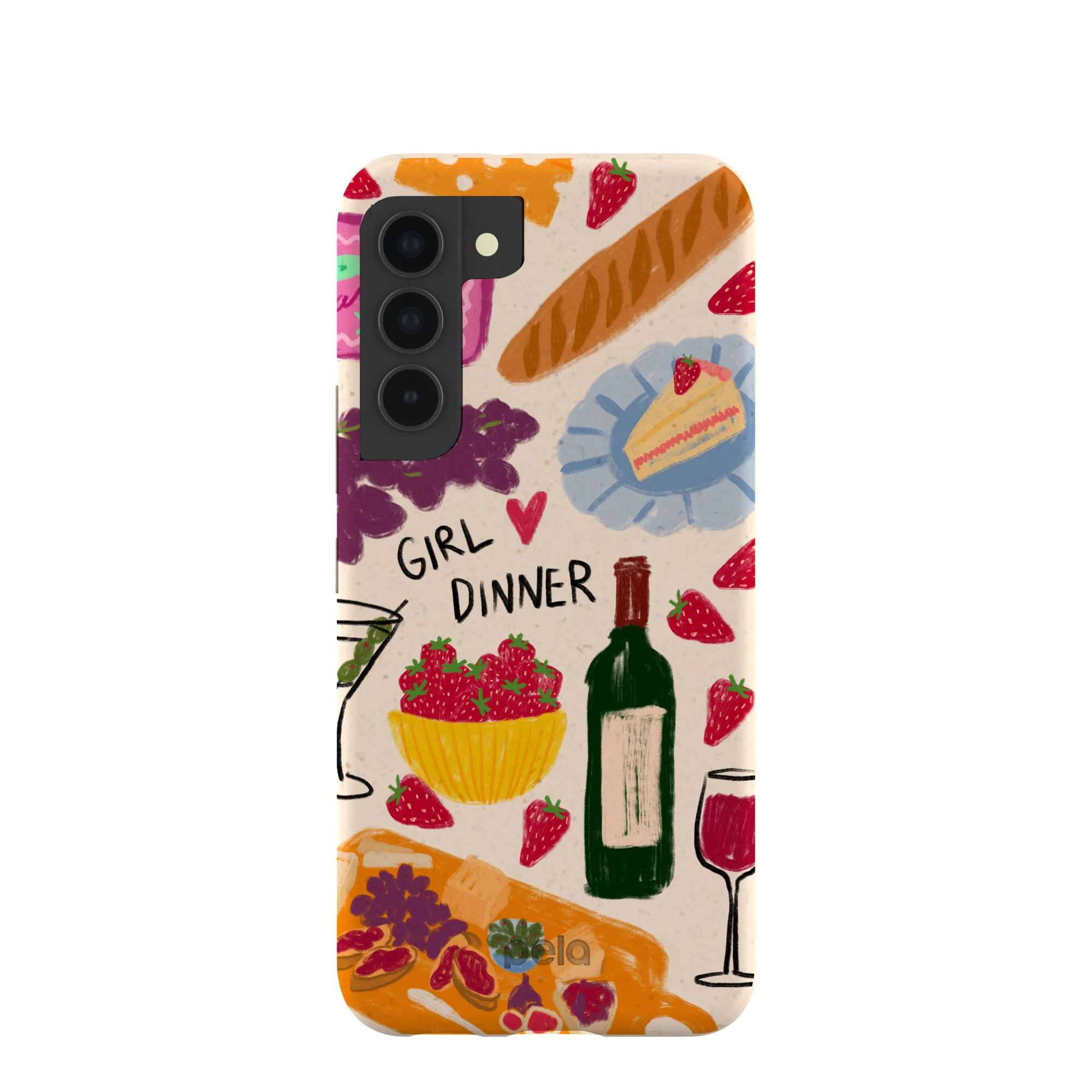 Seashell Girl Dinner Samsung Galaxy S22 Case