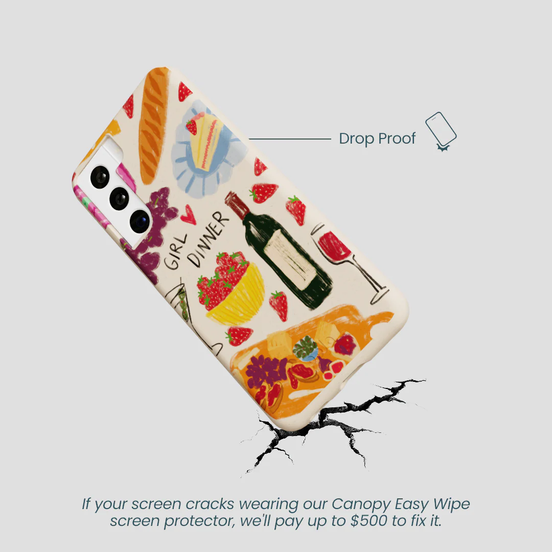 Seashell Girl Dinner Samsung Galaxy S22 Case - Image 5