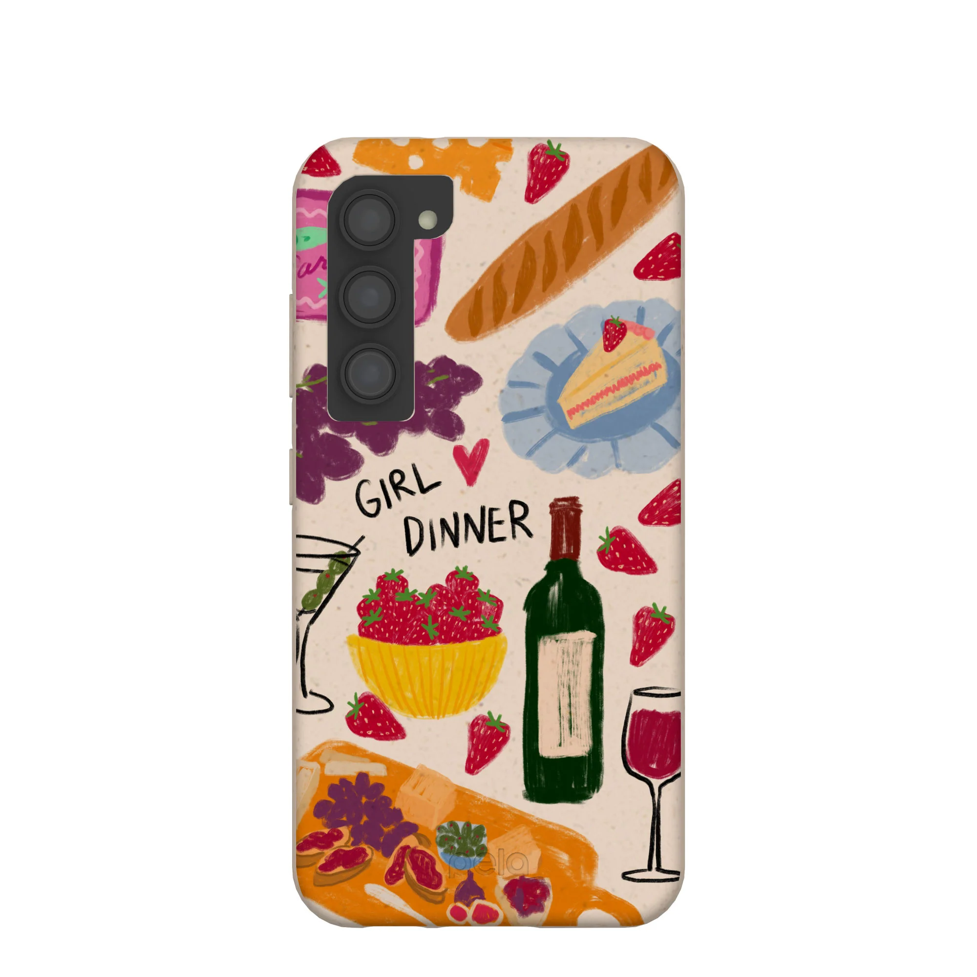 Seashell Girl Dinner Samsung Galaxy S23 Case