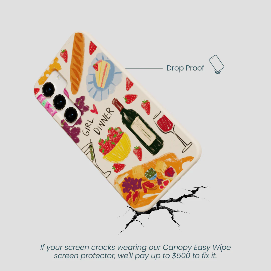 Seashell Girl Dinner Samsung Galaxy S23 Case - Image 5