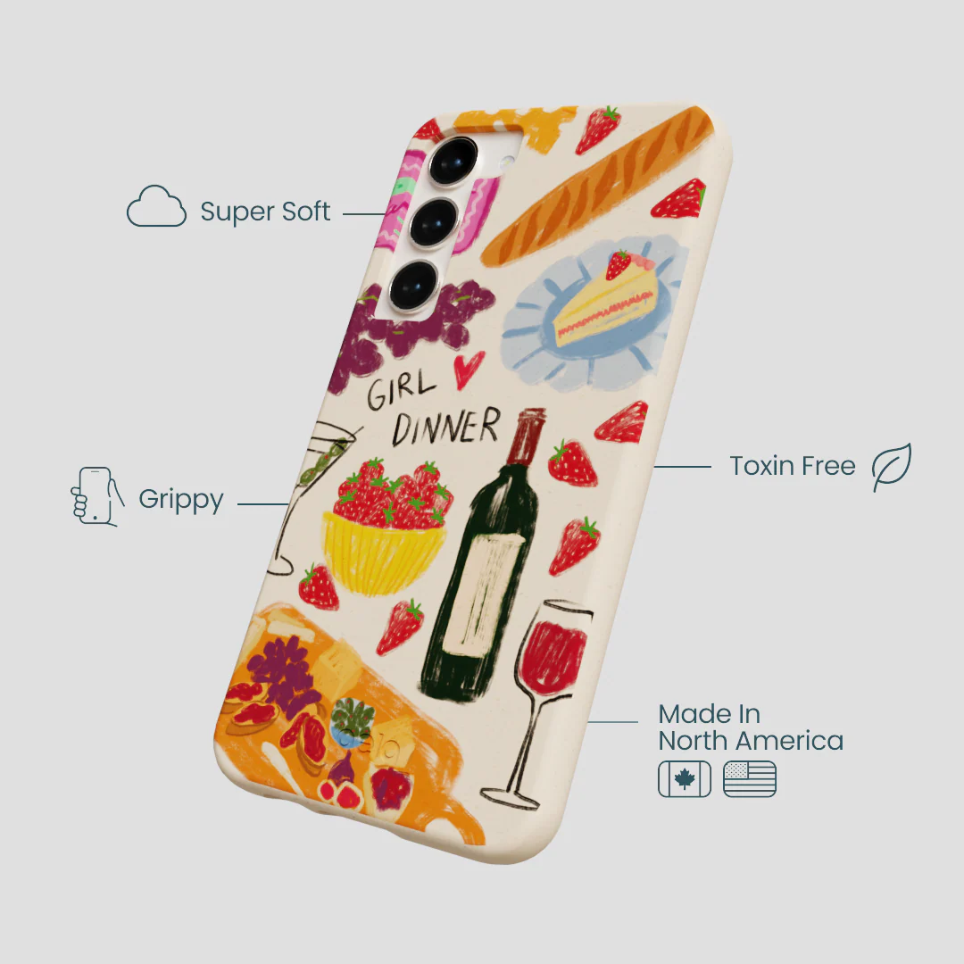 Seashell Girl Dinner Samsung Galaxy S23+(Plus) Case - Image 4