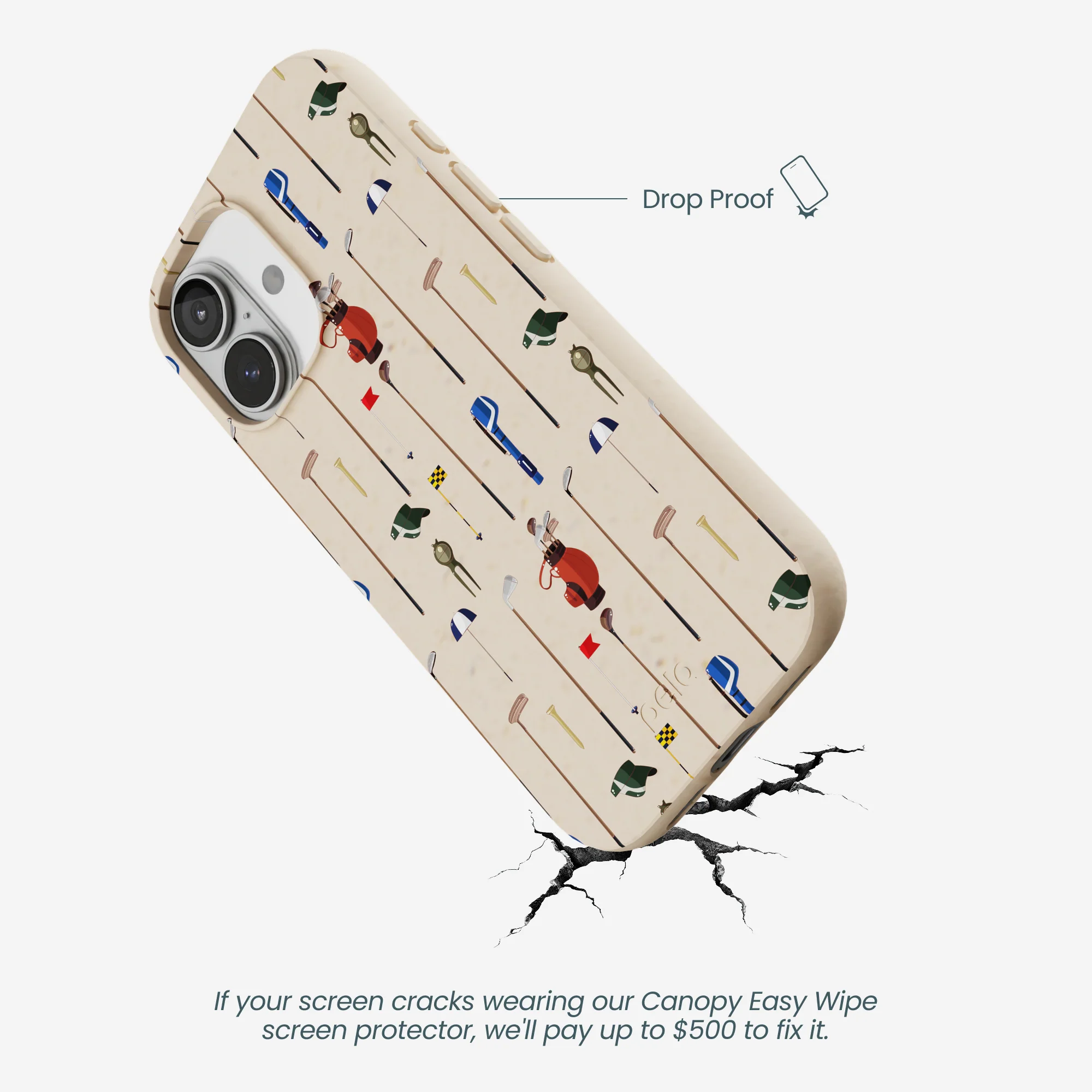 Seashell Golf Time iPhone 17 Case - Image 5