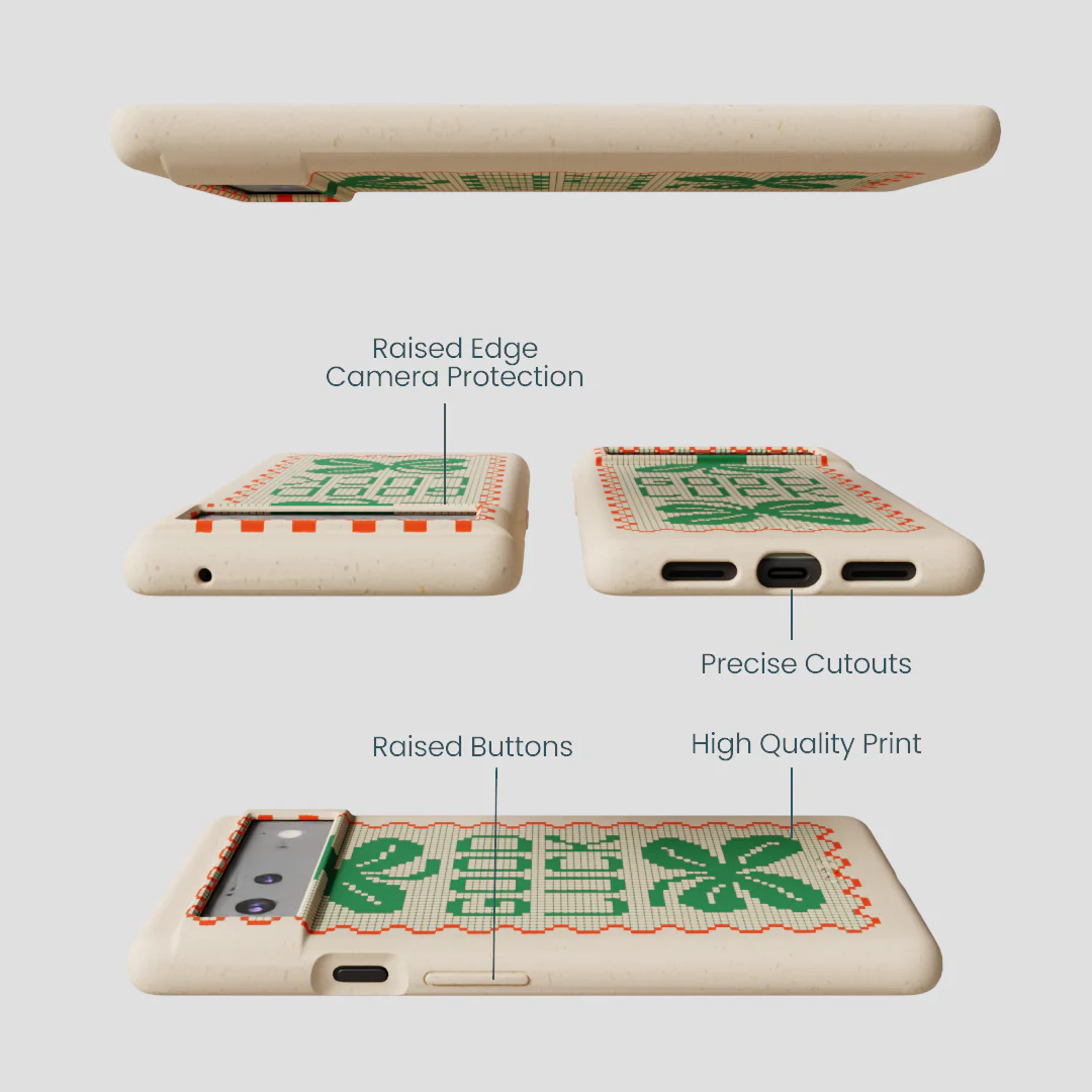 Seashell Good Luck Lace Google Pixel 6 Case - Image 3