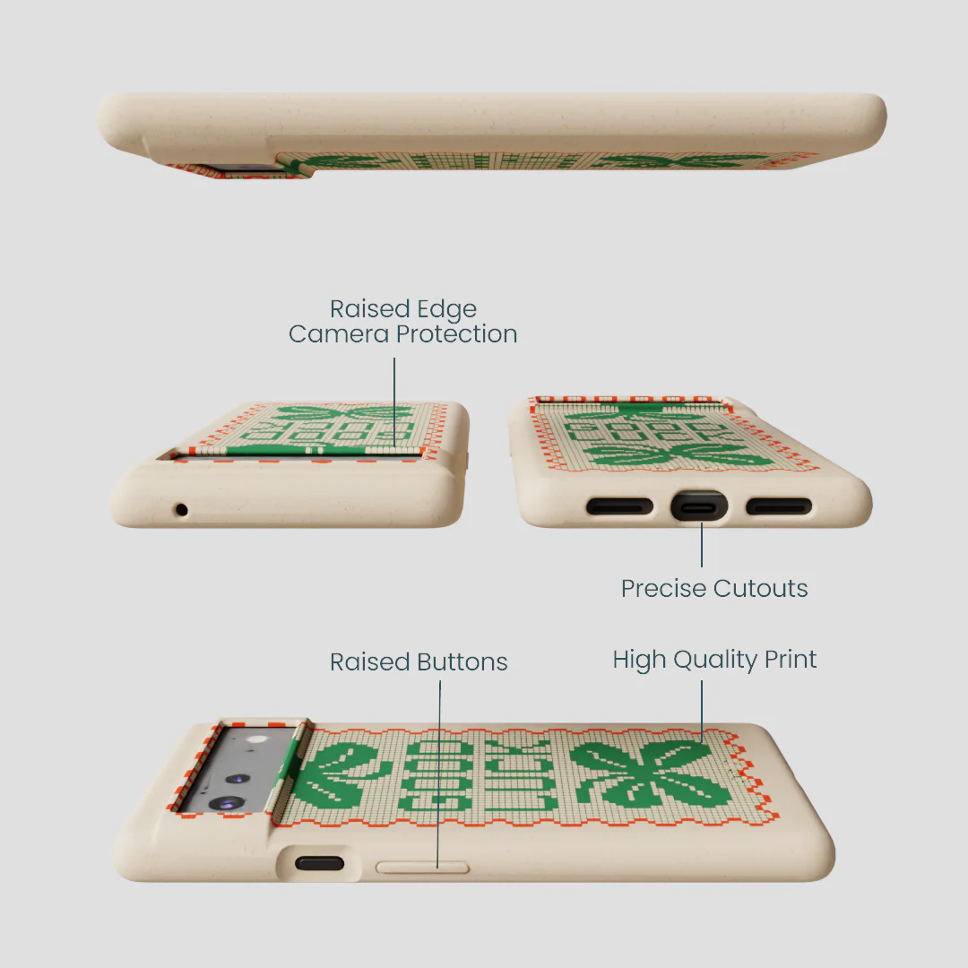 Seashell Good Luck Lace Google Pixel 6a Case - Image 3