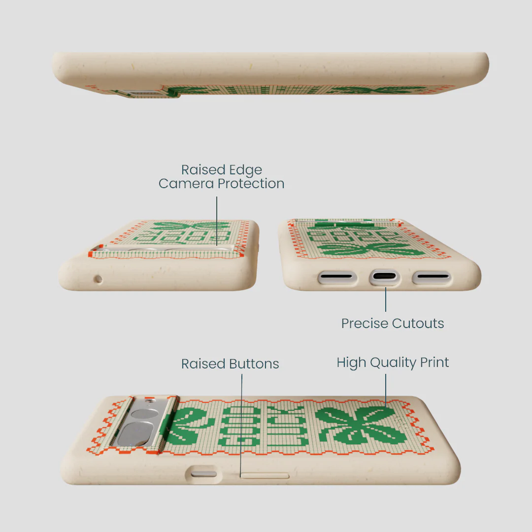 Seashell Good Luck Lace Google Pixel 7 Pro Case - Image 3