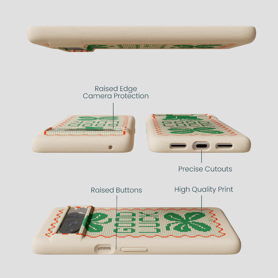 Seashell Good Luck Lace Google Pixel 8 Pro Case - Image 3