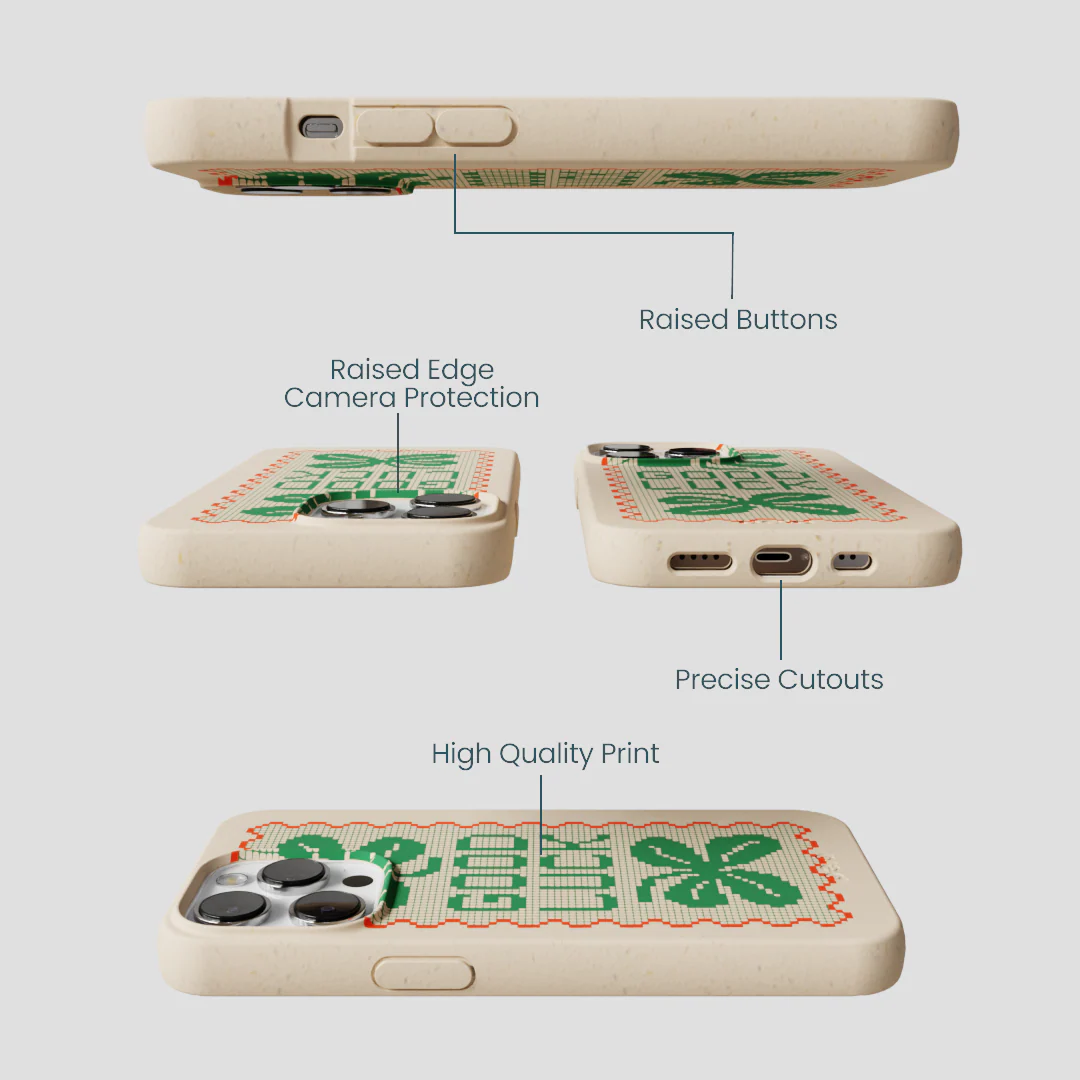 Seashell Good Luck Lace iPhone 13 Pro Case - Image 3
