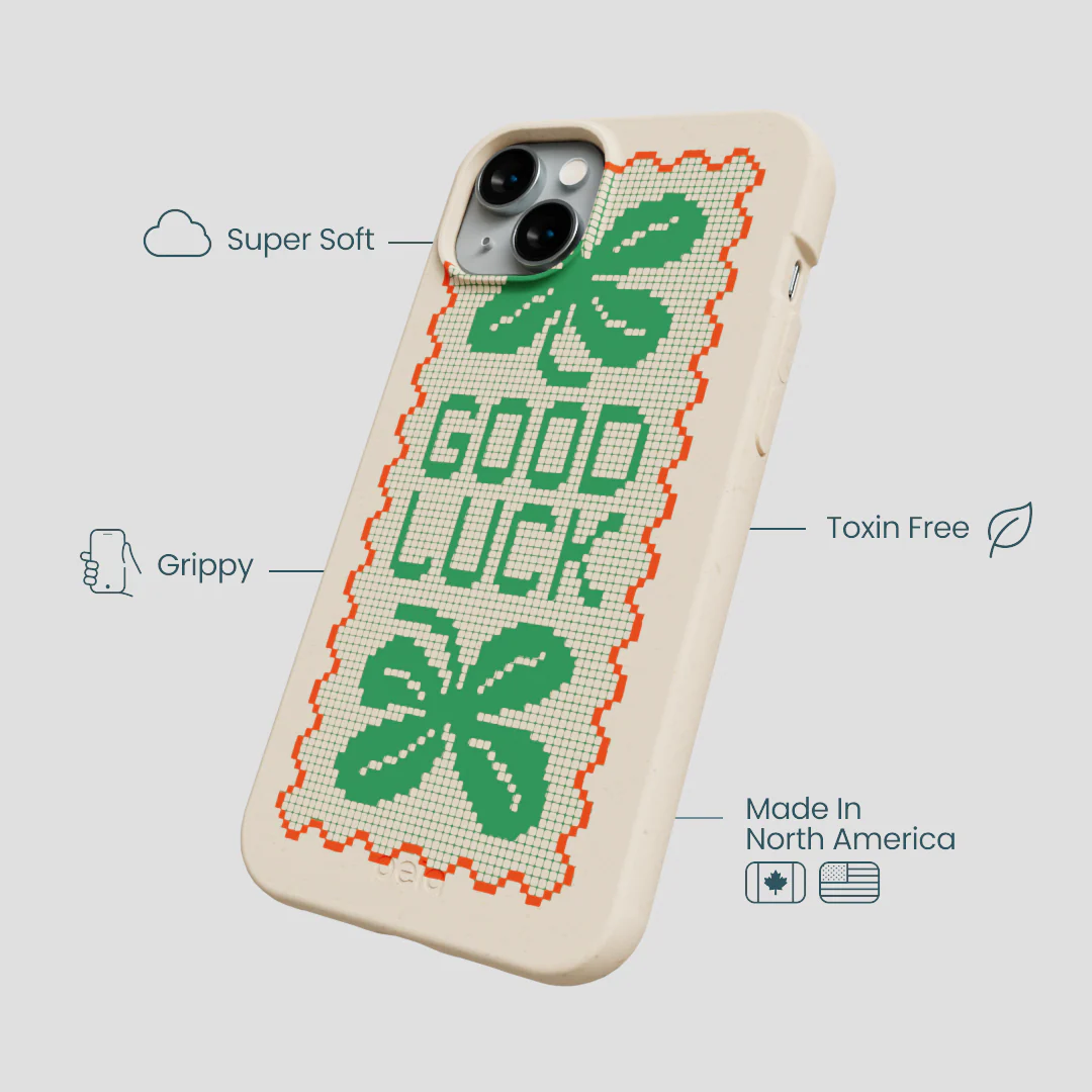 Seashell Good Luck Lace iPhone 14 Plus Case - Image 4