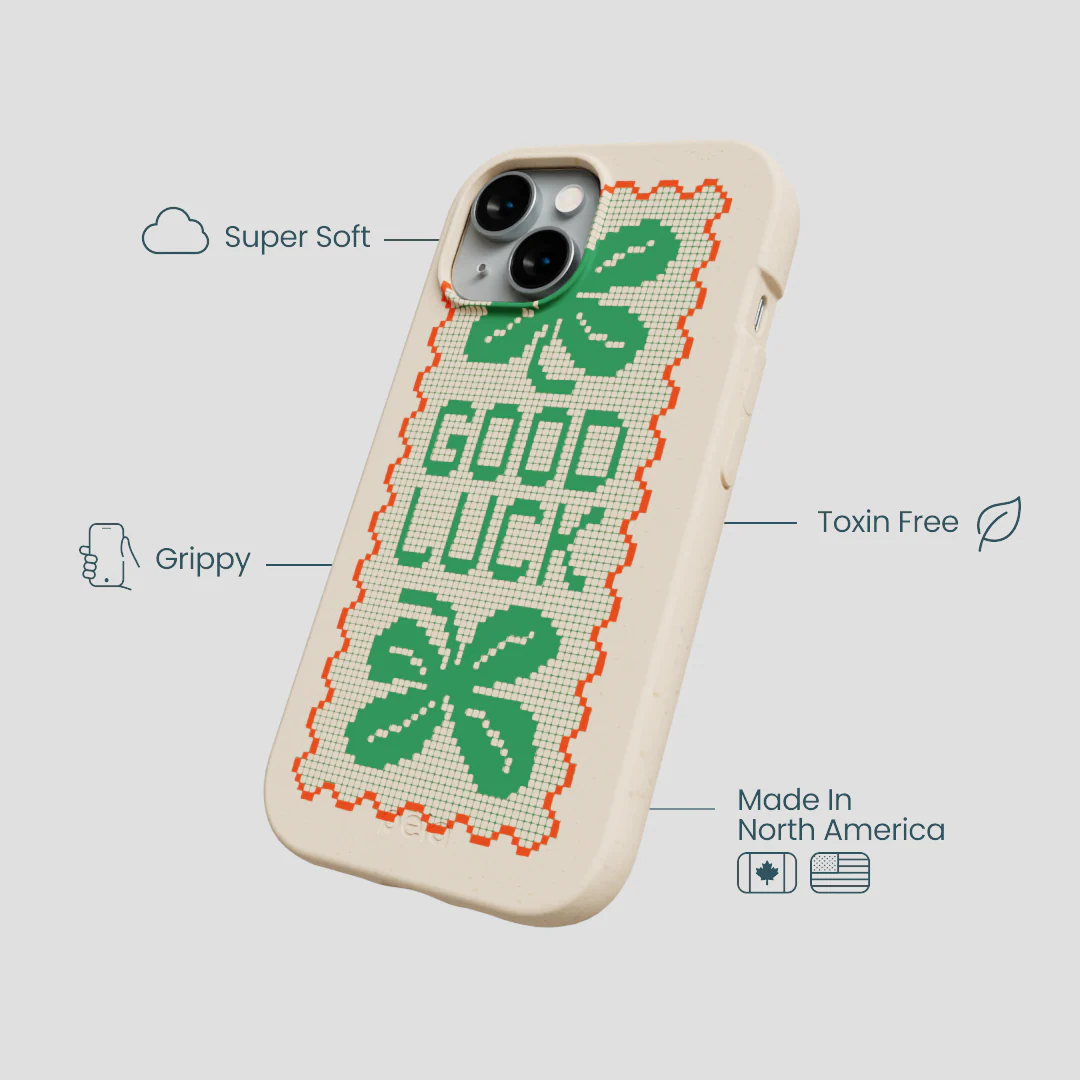 Seashell Good Luck Lace iPhone 15 Case - Image 4