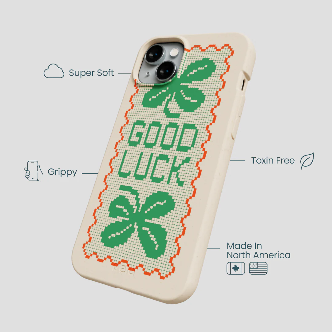 Seashell Good Luck Lace iPhone 15 Plus Case - Image 4